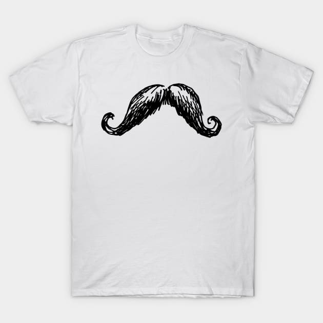 Moustache T-Shirt by SWON Design